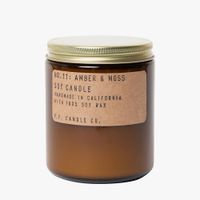 Amber & Moss – Soy Candle Standard Size
