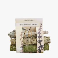 Sage, Mugwort & Cedar – Natural Incense Bundle