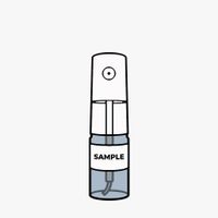 Zeichnung einer Parfümproben-Flasche für das Parfum “Smoke – EdP” von Scent of Goti