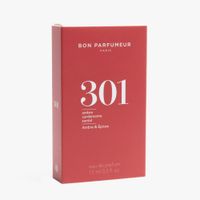 Bon Parfumeur 301 Eau de Parfum – Santal, Ambre, Cardamome – 15ml Travel Spray