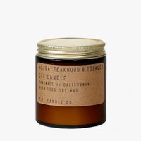 P.F. Candle Co. No. 04: Teakwood & Tobacco – Candle Mini Size