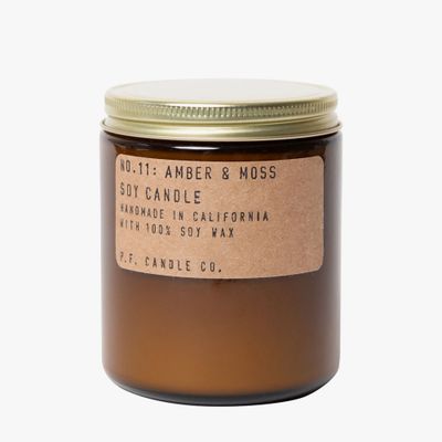 P.F. Candle Co. No. 11: Amber & Moss – Candle Standard Size