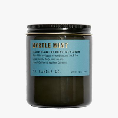 P.F. Candle Co. Alchemy Line: Myrtle Mint – Soy Candle Standard Size